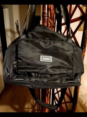 Foldie Black Men's Travel Duffel Bag